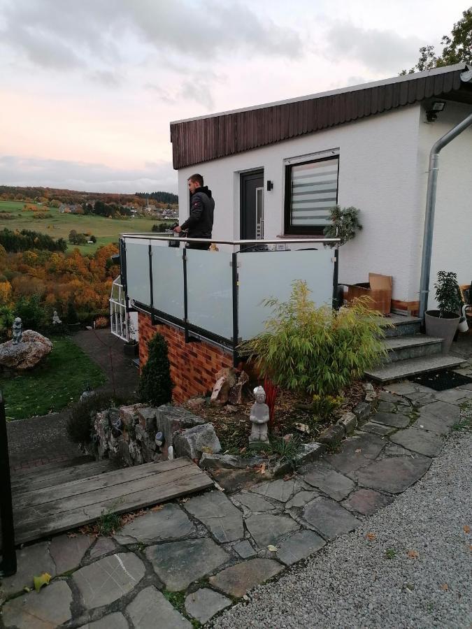 Ferienwohnung Alpaka Blick Schneppenbach Buitenkant foto